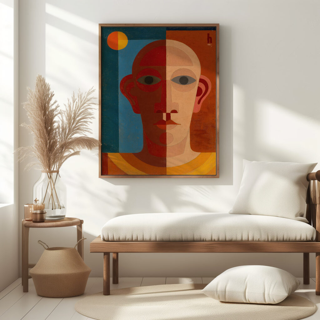 Selbstbildnis 1931 Heinrich Hoerle 5 mockup