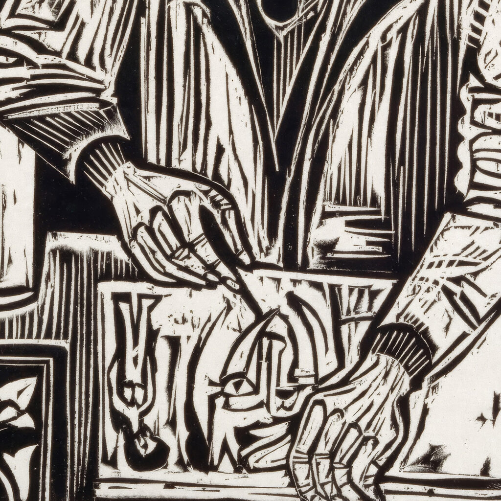 Selbstbildnis holzschneidend 1921 Ernst Ludwig Kirchner 8 mockup