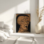 Selbstportrat Zeichnungsstock 1932 Ernst Ludwig Kirchner 4 mockup