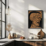 Selbstportrat Zeichnungsstock 1932 Ernst Ludwig Kirchner 6 mockup