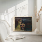 Selbstportrat mit dem Tod around 1932 Karl Wiener 4 mockup