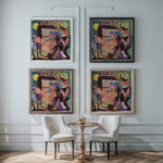 Self Portrait 1928 Ernst Ludwig Kirchner framed posters mockup