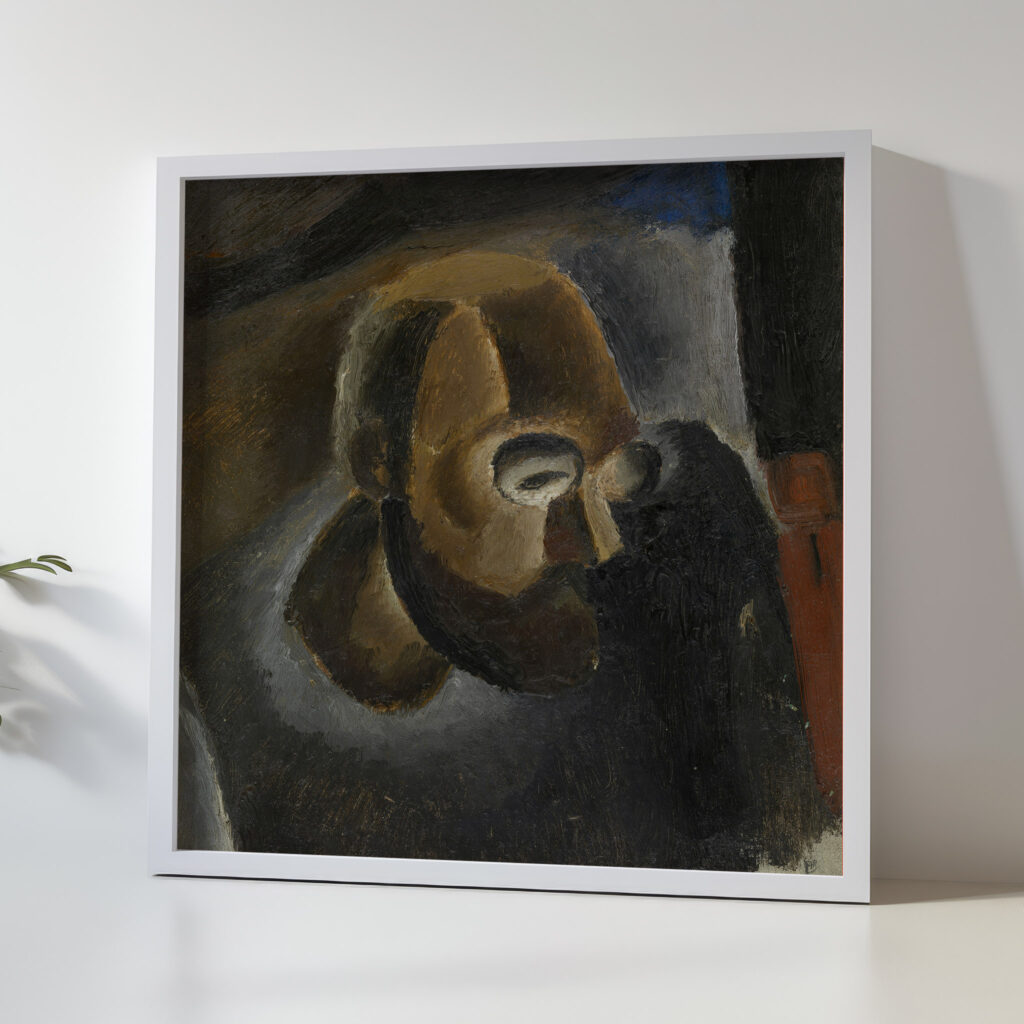 Selfportrait 1919 Frits van den Berghe 5 mockup