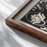 Sembah 1922 Johannes Frederik Engelbert ten Klooster close up dark wood mockup