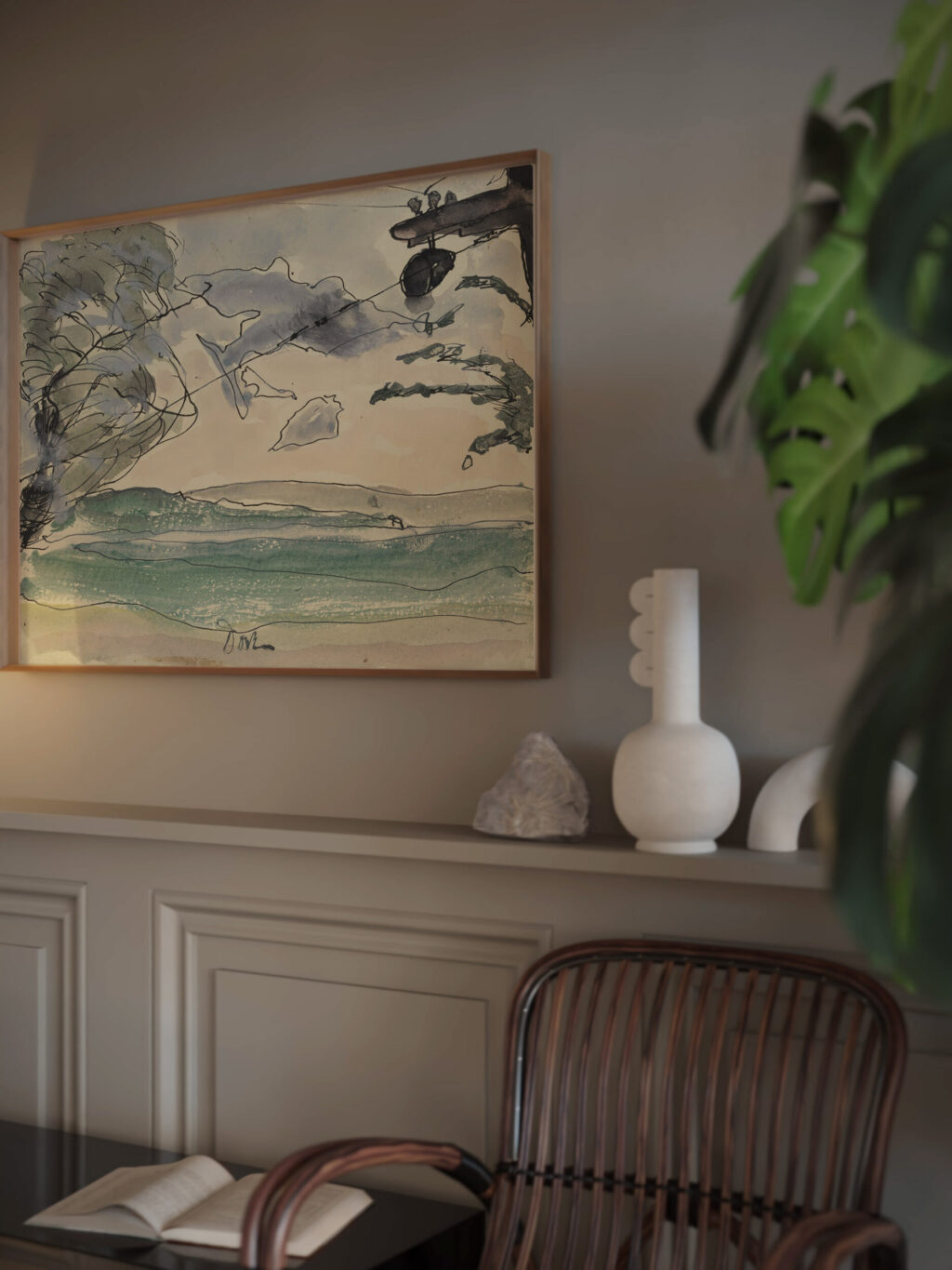 Seneca Lake 1935 Arthur Dove video mockup