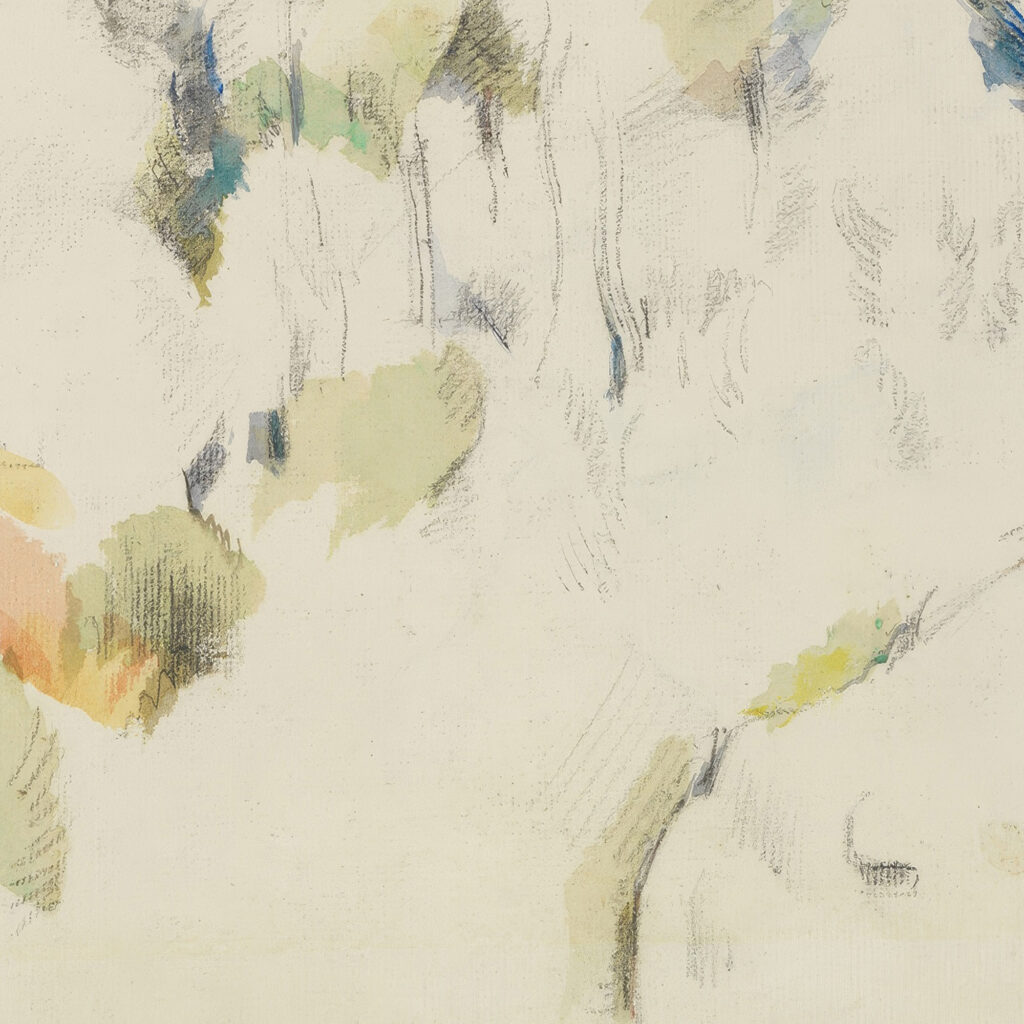 Senke mit Baumen 1890 1892 Paul Cezanne 8 mockup