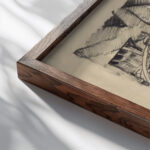 Septembrova masakra pred zalarom 1927 Konstantin Bauer close up dark wood mockup