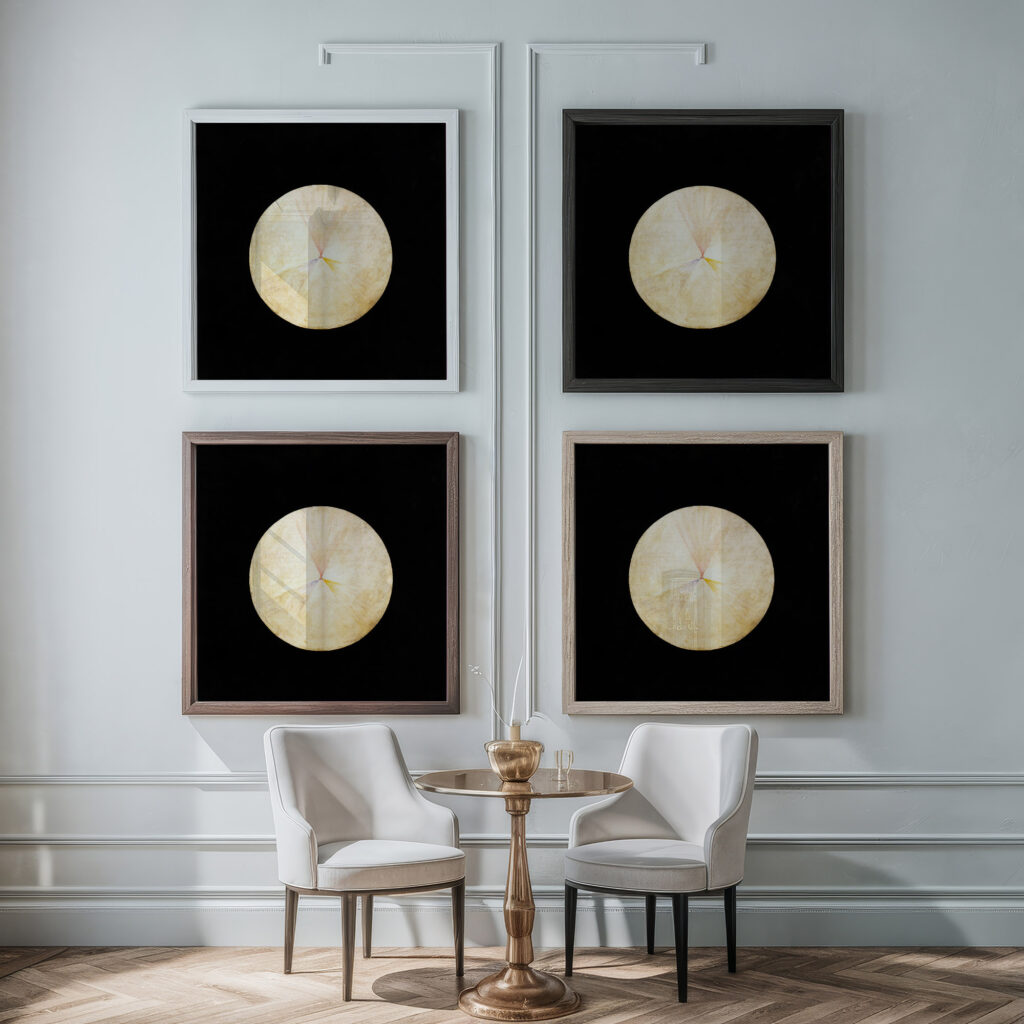 Series SUW No 14 Swan 1914 1915 Hilma af Klint framed posters mockup