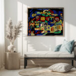 Serrana poem in colour circa 1915 Amadeo de Souza Cardoso 5 mockup