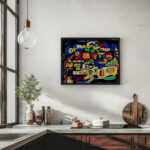 Serrana poem in colour circa 1915 Amadeo de Souza Cardoso 6 mockup