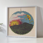 Setting sun lantern design ca 1880 Unknown 5 mockup