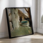 Shadow on the Wall II Green Bench 1928 Helene Schjerfbeck 4 mockup