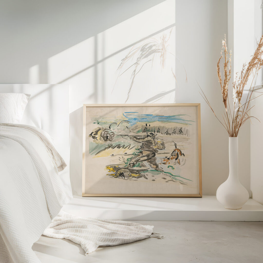 Shooting Huntsman 1940 Arnold Peter Weisz Kubincan 4 mockup