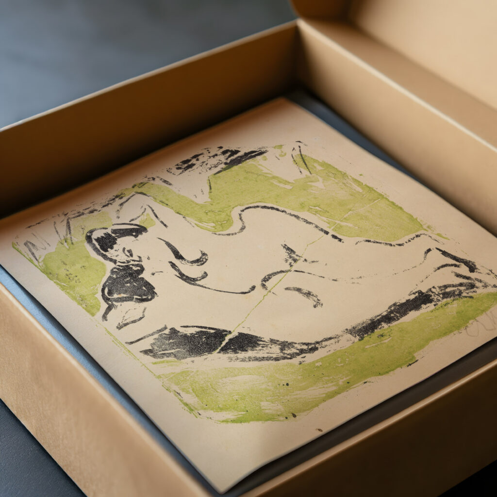 Sich sonnende Badende 1909 Ernst Ludwig Kirchner video mockup