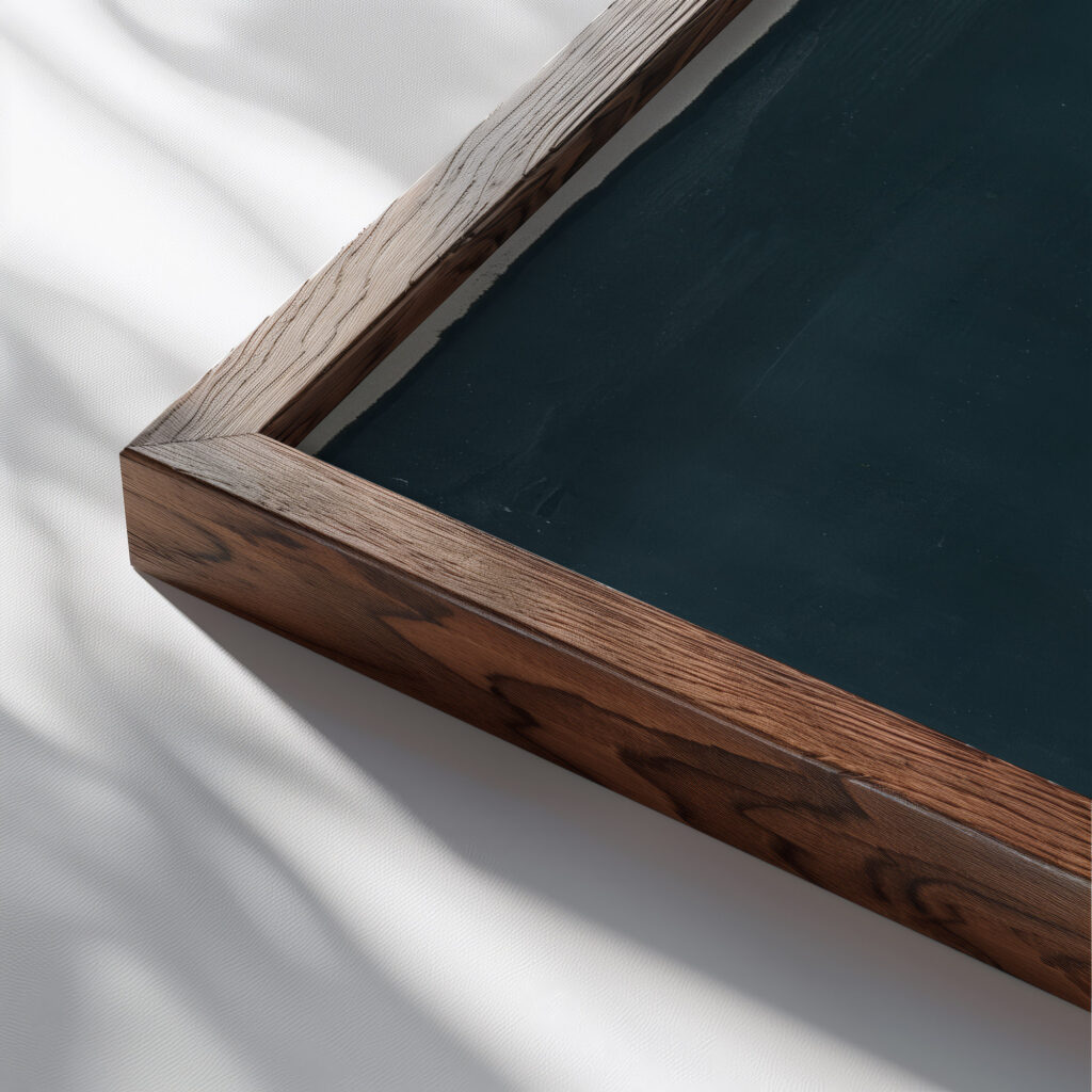 Sieg und Tod 1942 Karl Wiener close up dark wood mockup