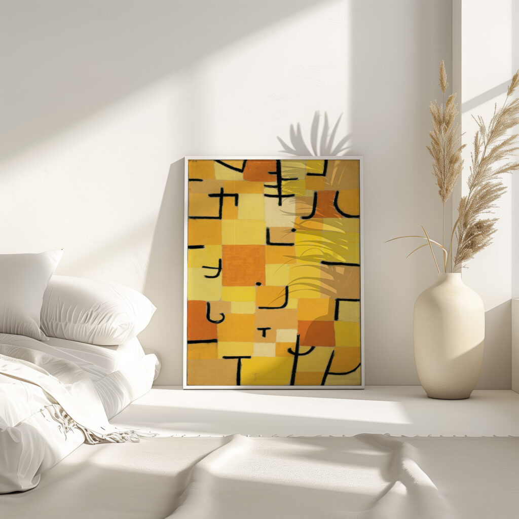 Signs In Yellow 1937 Paul Klee 4 mockup