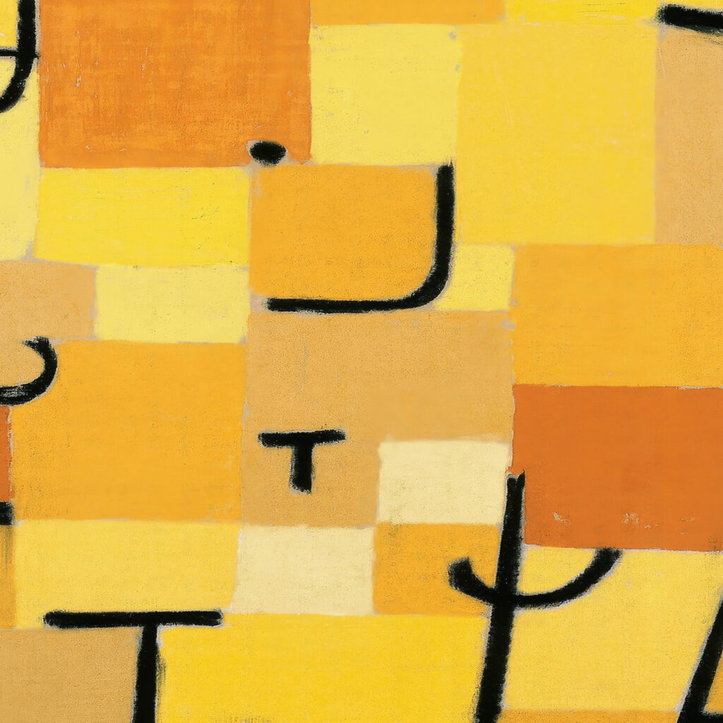 Signs In Yellow 1937 Paul Klee 8 mockup