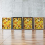 Signs In Yellow 1937 Paul Klee framed posters mockup