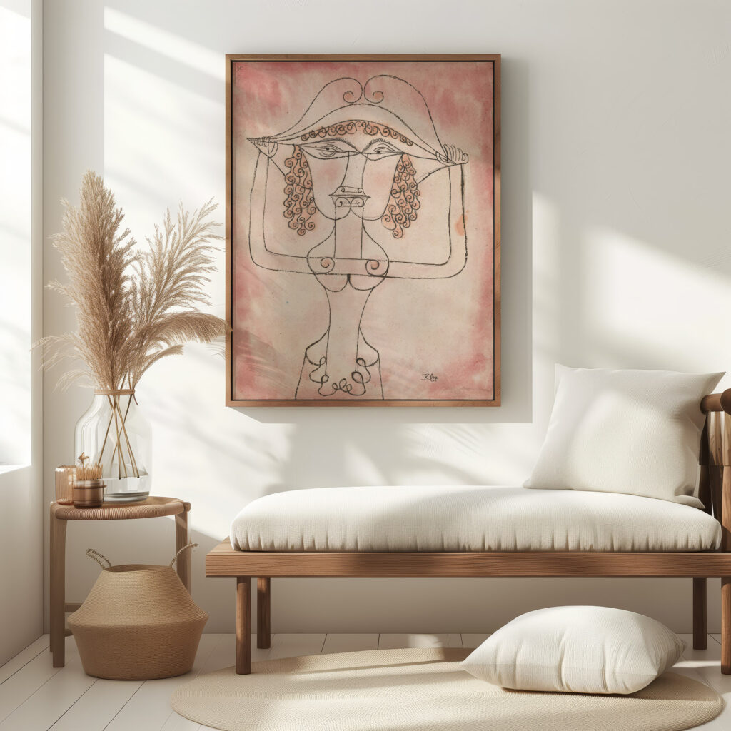 Singer of the Comic Opera 1923 Paul Klee 5 mockup