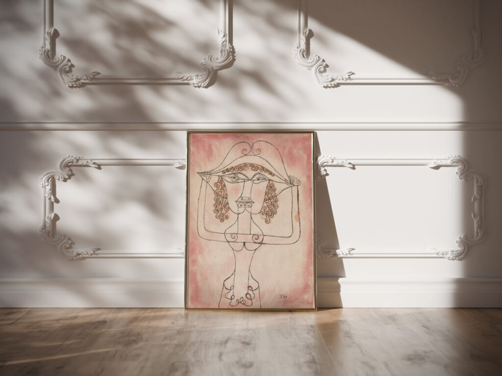 Singer of the Comic Opera 1923 Paul Klee video mockup