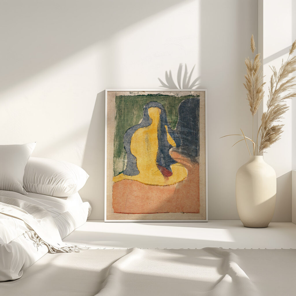 Sittende akt 1915 Edvard Munch 4 mockup