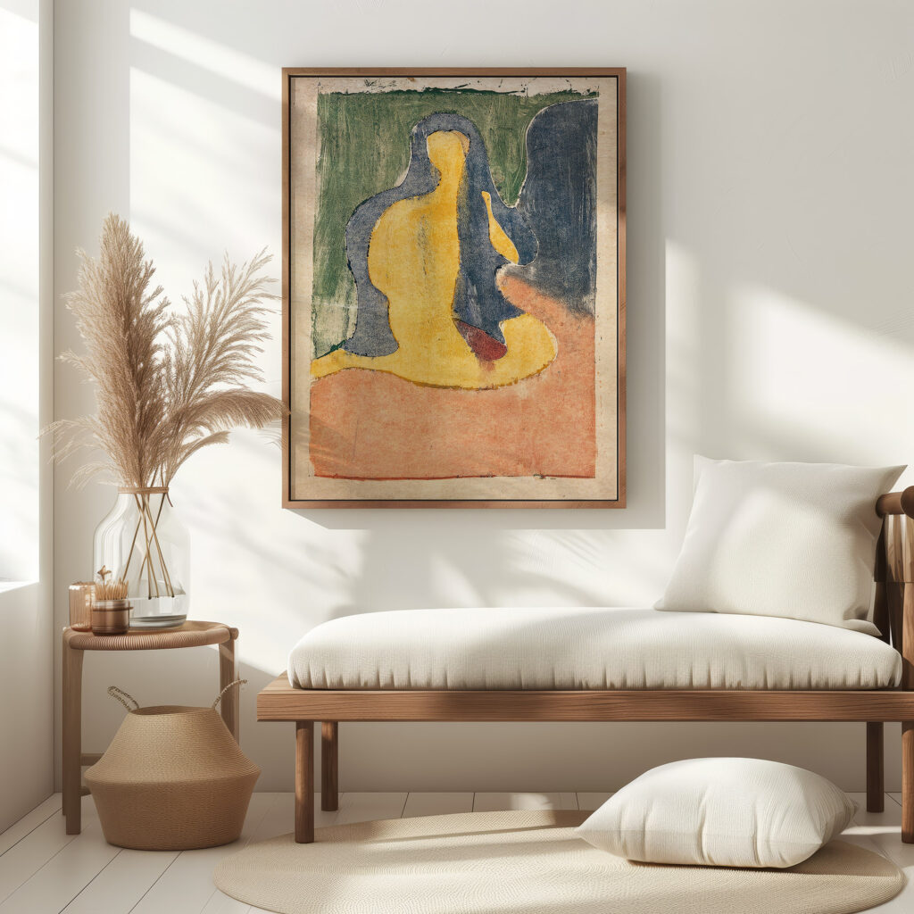 Sittende akt 1915 Edvard Munch 5 mockup