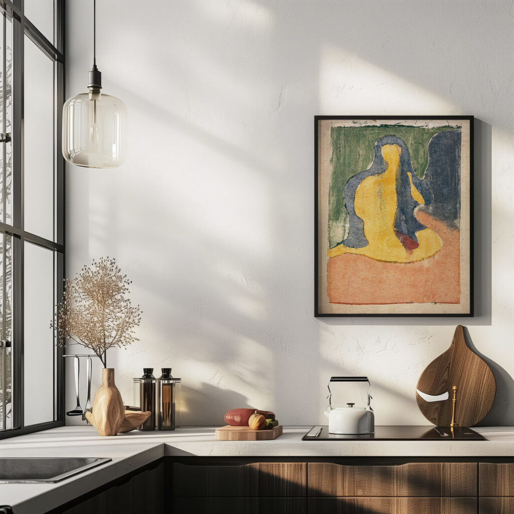 Sittende akt 1915 Edvard Munch 6 mockup