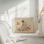 Sittende akt 1919 1924 Edvard Munch 4 mockup