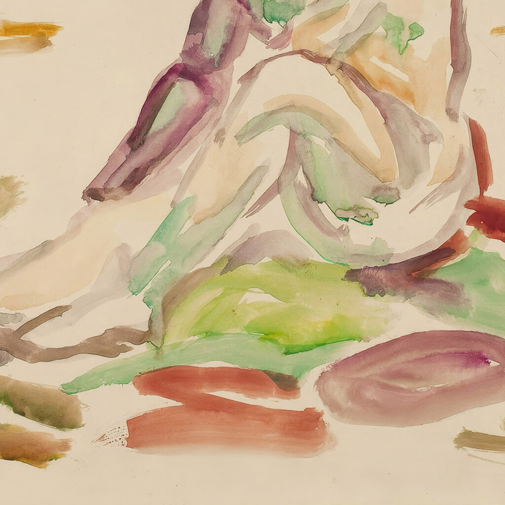 Sittende akt 1919 1924 Edvard Munch 8 mockup