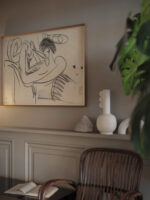 Sitting female nude 1913 Ernst Ludwig Kirchner video mockup