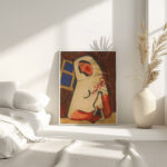 Sitting woman 1938 Mikulas Galanda 4 mockup