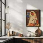 Sitting woman 1938 Mikulas Galanda 6 mockup