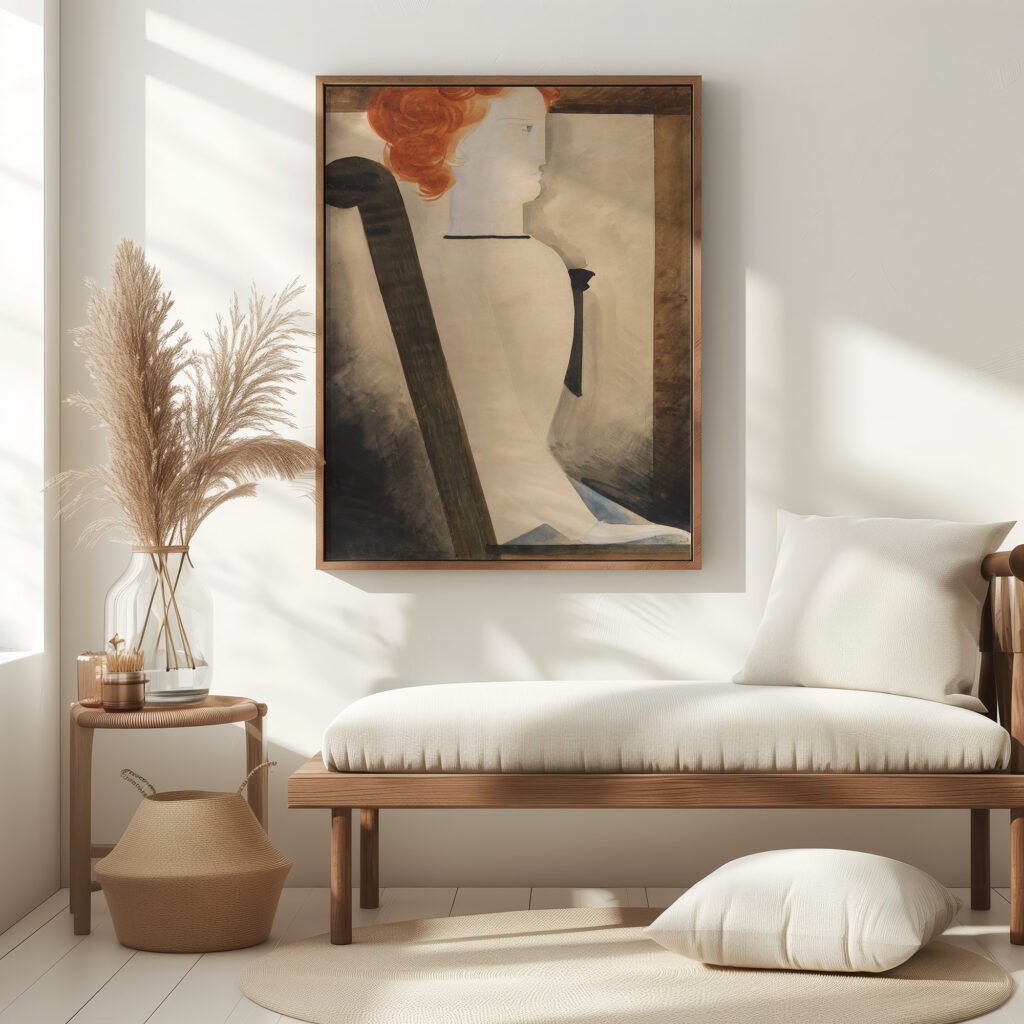 Sitzende 1929 Oskar Schlemmer 5 mockup
