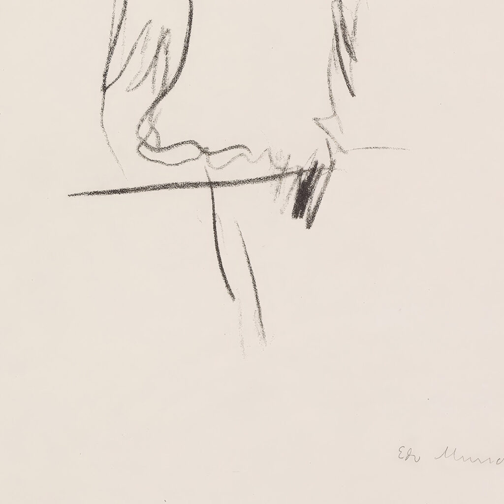 Sitzender Raubvogel. Adler 1908 Edvard Munch 8 mockup