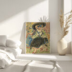 Sitzendes Madchen Mit Hut Seated Girl With A Hat 1904 Ernst Ludwig Kirchner 4 mockup