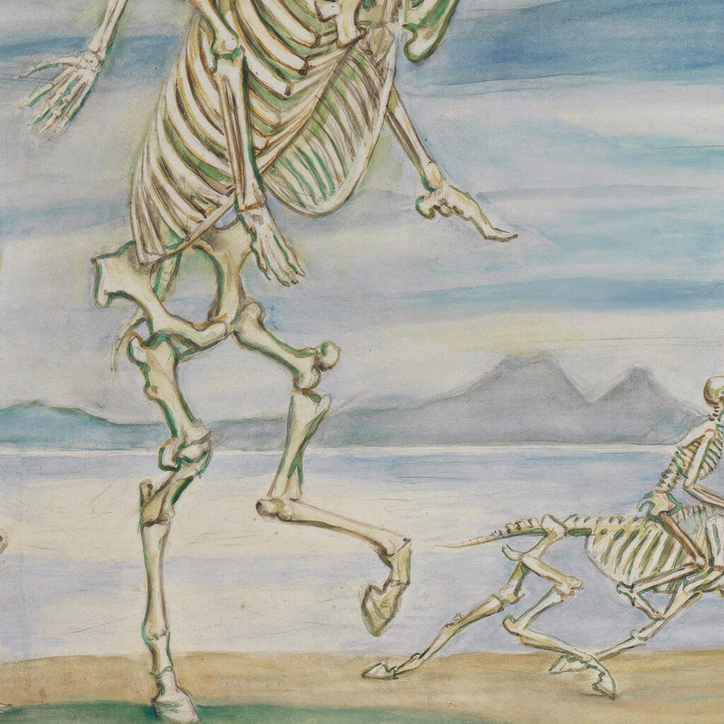 Skeleton on Horseback Nils Dardel 8 mockup