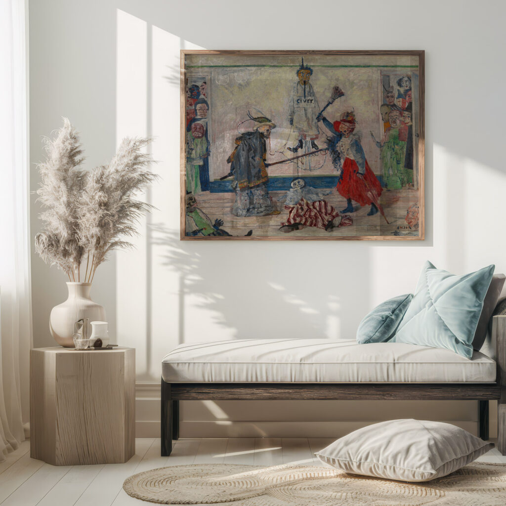 Skeletons Fighting over the Body of a Hanged Man 1891 James Ensor 5 mockup