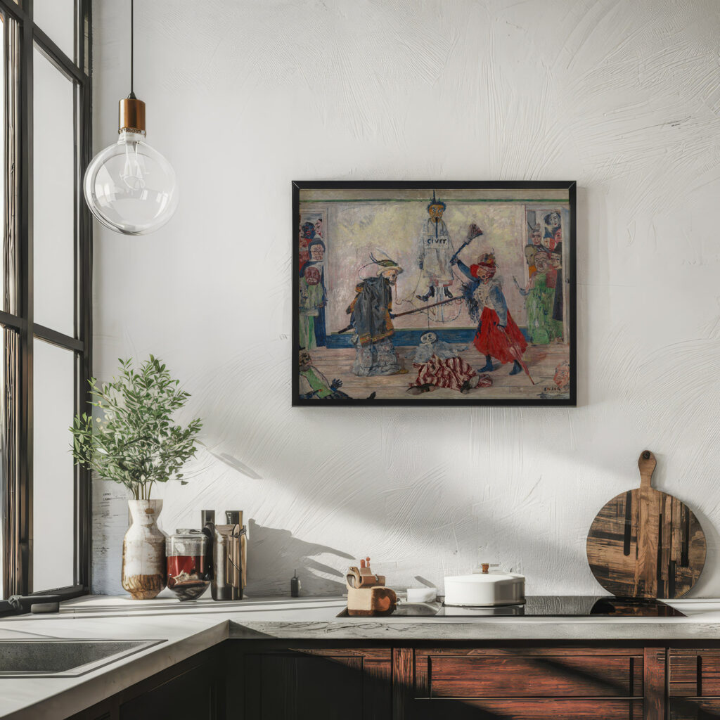 Skeletons Fighting over the Body of a Hanged Man 1891 James Ensor 6 mockup