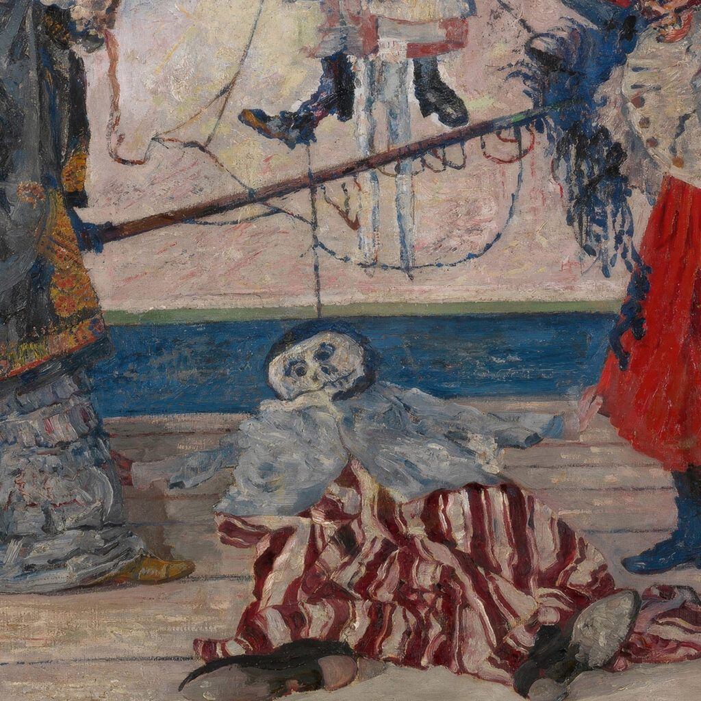 Skeletons Fighting over the Body of a Hanged Man 1891 James Ensor 8 mockup