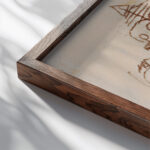 Skelette 1932 Walter Kurt Wiemken close up dark wood mockup