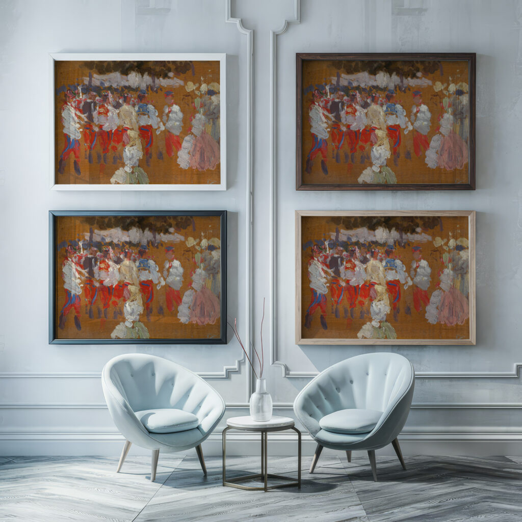 Sketch 1901–1925 Joza Uprka framed posters mockup