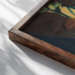 Sketch for a Composition Jan Novak close up dark wood mockup