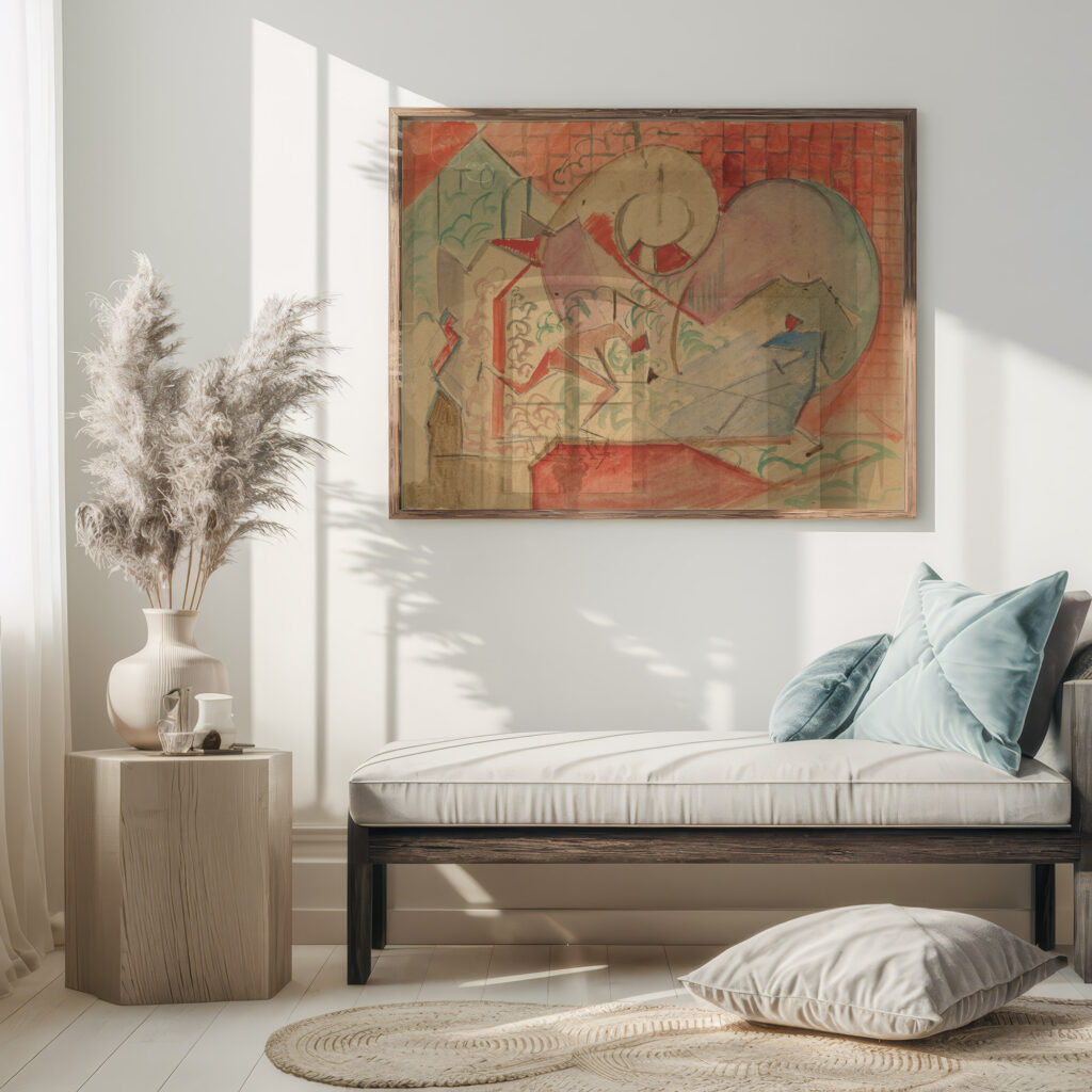 Sketch for ‘Fencing Duel 1919 Leon Chwistek 5 mockup