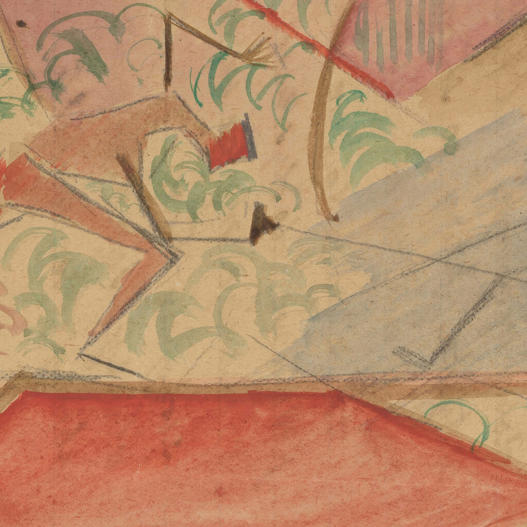 Sketch for ‘Fencing Duel 1919 Leon Chwistek 8 mockup