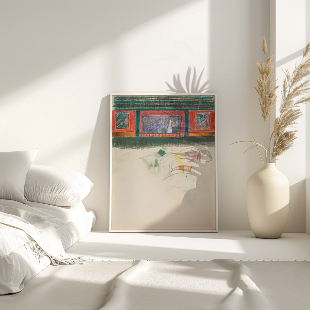 Sketch of Figures and Poles 1912 Spencer Frederick Gore 4 mockup