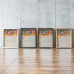 Sketch of a Clock 1912 Spencer Frederick Gore framed posters mockup