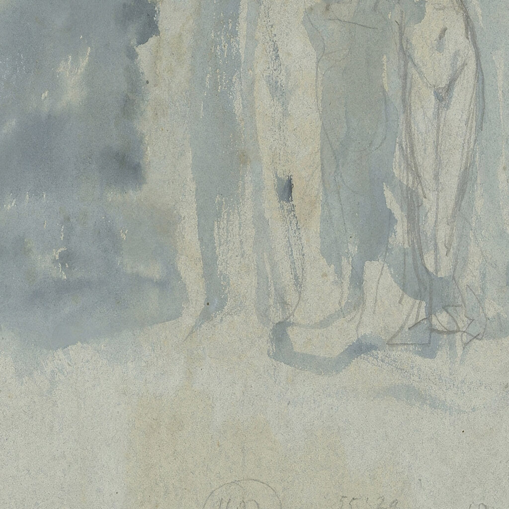 Sketches of people including a female nude 1842 1883 Gustave Dore 8 mockup