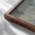 Sketches of people including a female nude 1842 1883 Gustave Dore close up dark wood mockup