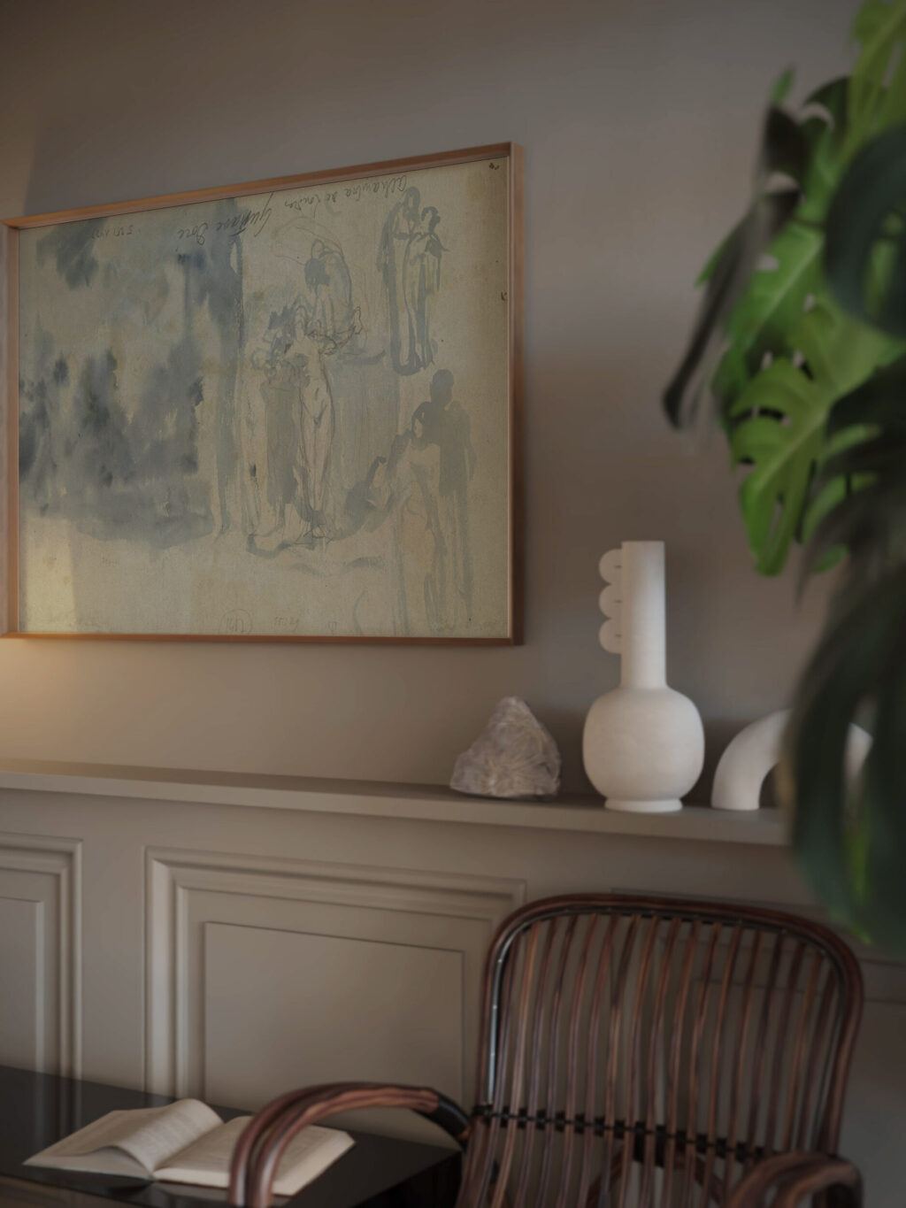 Sketches of people including a female nude 1842 1883 Gustave Dore video mockup