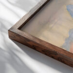 Skicar 20 listov 1930 1935 Arnold Peter Weisz Kubincan close up dark wood mockup